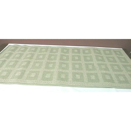 Nourison Matrix 22 X 54 Light Green Rug Plush  contemporary and distinctive  the Nourison Matrix Runner is a stunning addition to any space of your home. With rich  on-trend hues of gold  the Nourison Matrix Runner is a simple way to add color and texture to your entryway  kitchen  bathroom or bedroom. Area Rug 22  X 54  Light Green Polyester Machine woven Modern design Imported