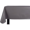 thumbnail image 1 of Yourtablecloth Heavy Duty Vinyl Rectangle or Square Tablecloth  6 Gauge Heavy Duty Tablecloth  Flannel Backed  Wipeable Tablecloth with Vivid Colors & Many Sizes 52 x 70 Gray, 1 of 6