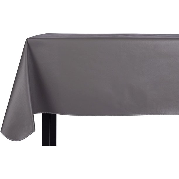 Yourtablecloth Heavy Duty Vinyl Rectangle or Square Tablecloth 6 Gauge Heavy Duty Tablecloth