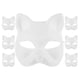 thumbnail image 5 of 7pcs DIY Unpainted Cat Masks Half Face Masquerade Craft for Artistic Expression, Costume Party, Cosplay & Creative Projects, 5 of 5