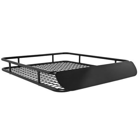 Roof Luggage Cargo Storage Rack with Wind Fairing