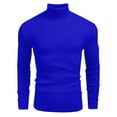 thumbnail image 2 of Yiliang Turtleneck Sweaters for Men Fall and Winter Long Sleeve Warm and Thermal Top Clothes ,Blue,2XL, 2 of 6