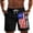 Black@GC@, variant on CONZONE Independence Day Mens Casual Shorts Elastic Waist Drawstring 4Th Of July Shorts For Men Patriotic Usa Flag Graphic Lightweight Loose Fit July 4Th Shorts With Pockets