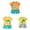 6Pcs Cute Baby Boy Clothes-Orange+Yellow+Green, variant on Gerichy Baby Boy Clothes Summer Outfits Cotton Short Sleeve T-Shirt & Shorts Set 6 Piece Toddler Clothes for Boys