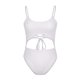 thumbnail image 1 of Naiovety La diosa de la playa se destaca con trajes de baño sexys de una pieza, ropa de playa de verano de colores vibrantes, varios estilos Traje de baño blanco METRO, 1 of 6