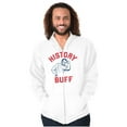 thumbnail image 4 of USA History Buff Abe Lincoln Joke Zip Up Hoodie Men's Women's Brisco Brands M, 4 of 6