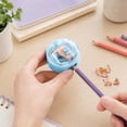 thumbnail image 5 of Darzheoy Pencil Sharpener, Double Hole Sharpener with Lid and Cover, Random Color Handheld Sharpener, Compact Drawing Tool, Portable Aesthetic Stationery for Home, Office, Desk, Art, 5 of 6