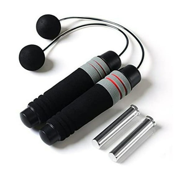 Corde à Sauter Sans Fil en PVC à Roulement Corde à Sauter Adulte Brûle-Graisse Corde à Sauter Résistante au Poids Fournitures de Mise en Forme pour la Maison Corde de Sport à Sauter