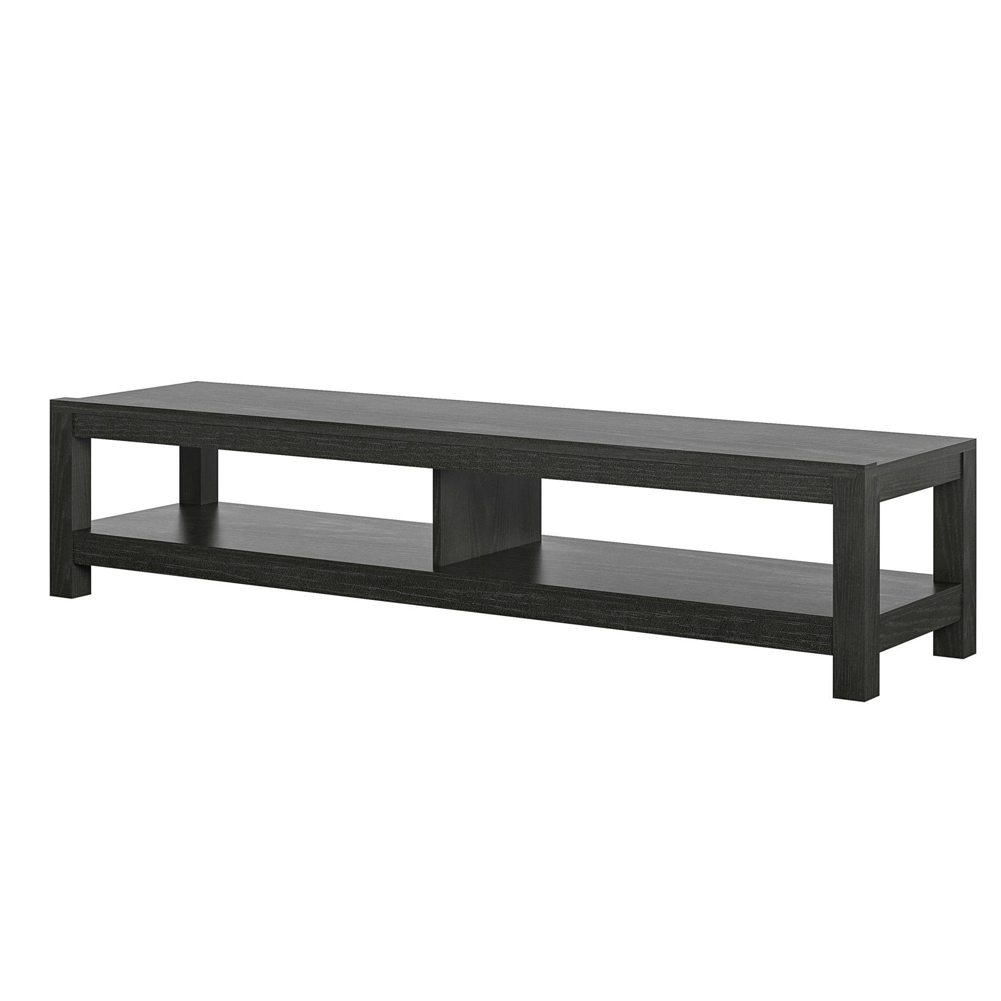 Mainstays Parsons TV Stand for TVs up to 65", Black Oak
