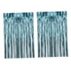 thumbnail image 3 of 2x cortinas con flecos de aluminio, fondo fotográfico, decoración de fondo, Streamer, cortinas de fondo para eventos, bodas, salas de estar y fiestas Azul claro, 3 of 10
