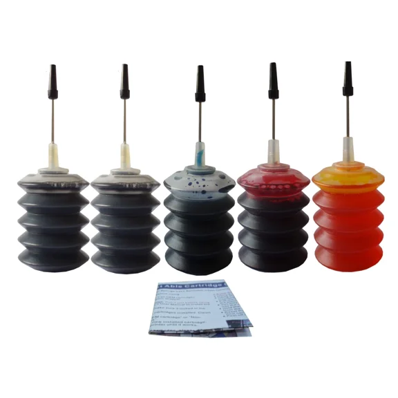5X30Ml Refill Ink For Hp564 Officejet 4620 4622 Deskjet 3070A 3520 3521 3522