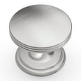 thumbnail image 3 of Hickory Hardware American Diner 1-3/8 Inch Diameter Stainless Steel Cabinet Knob P2142-SS, 3 of 7