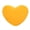 Yellow, variant on Valentine's Day Heart Plush Pillow Mini,Soft Heart Throw Pillows,Cute Faux Fur Room Decorative Throw Pillow,Small Heart Plush Cushion for Couch Bed,Kids Girls Women Gifts