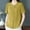 Yellow, variant on Guzom Womens Fashionable Retro Embroidered Round Neck Short Sleeve Blouse for Summer Casual Wear,Yellow,Size XL