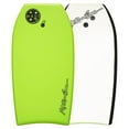 thumbnail image 2 of (2 pack) Maui and Sons 42 inch Lightweight Slick Bottom BodyBoard Surfing W/Wrist Leash EPS Core Boarding Blue, 2 of 9