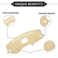 thumbnail image 3 of Dash Cover Compatible for Hyundai Tucson 2019-2021 with HUD, Non-Slip Polyester Silicone Beige Center Console Dashboard Cover Mat Pad Carpet, 3 of 6