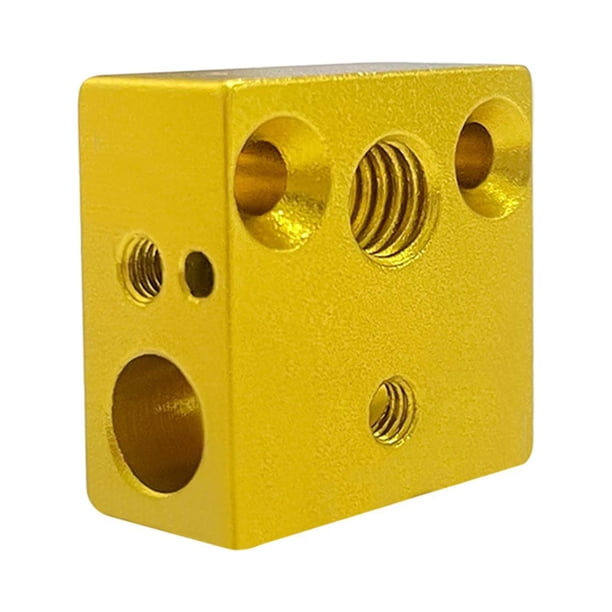 2 Accesorios De Impresora Profesionales De Calidad De Bloque Calentador Para Hotend Ender5 CR10 Aureate 2 piezas