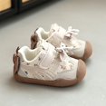 thumbnail image 4 of Willtoo Toddler Kids Baby Girls Boys Shoes Bow Foral Print Sneakers Barefoot Slip on Tennis Shoes, 4 of 5