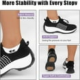 thumbnail image 5 of Fashion Sneakers Breathable Women Walking Shoes Slip on Trainers Women's Comfortable Casual Ladies Athletic Shoe Thick Bottom, 5 of 6