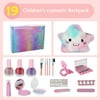 ONHUON Kids Makeup Kit For Girl Pretend Play Makeup Set, Washable Makeup Kit Real Cosmetic Toy Beauty Set With Box, Safe & Frozen Makeup Set For 5-12-15ml