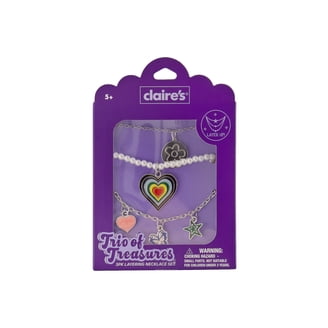 Claire's Kids Neon Choker Necklace Set, 5-Pack, Multi-Color