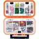 thumbnail image 5 of Caja de almacenamiento de señuelos de pesca naranja, caja de aparejos de pesca portátil impermeable, caja de aparejos de pesca con divisores ajustables, caja de aparejos de pesca para pescar señuelos, 5 of 5