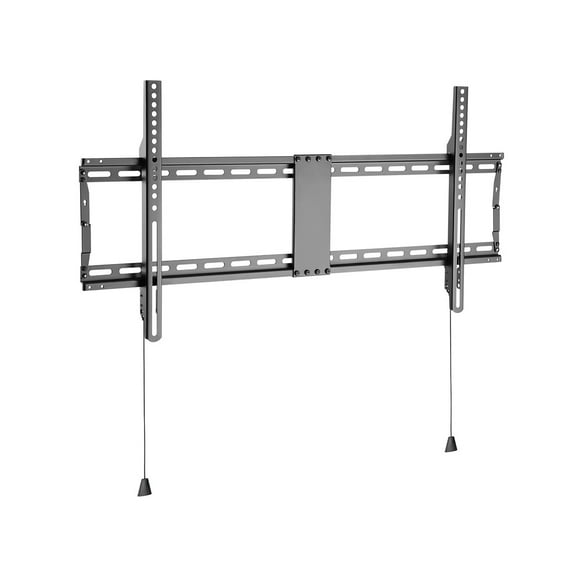 Monoprice Low Profile Fixed TV Wall Mount Bracket - For LED TVs 43in to 90in, Max Weight 154 lbs, VESA Patterns Up to 800x400, Security Brackets, Fits Curved Screens - SlimSelect Series