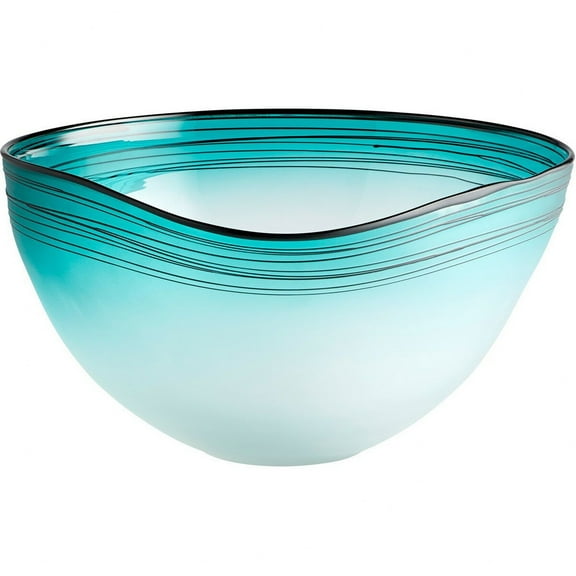 Cyan lighting - Kapalua - Bowl-7.5 Inches Tall and 3.75 Inches Wide - Cyan