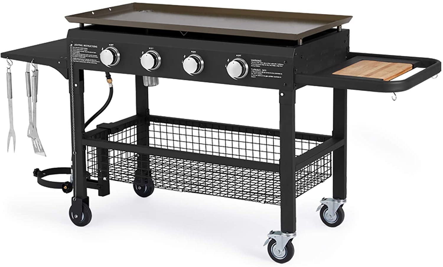flat top portable grill
