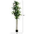 thumbnail image 3 of Nearly Natural Potted Dracaena Artificial Tree - 9' - Green, 3 of 5