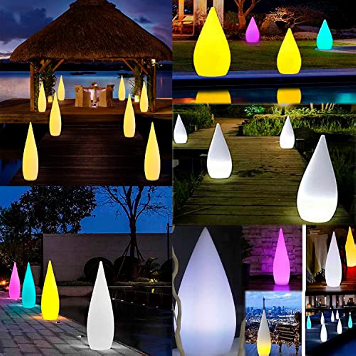 LINLIN Elephant Touch-sensitive 3 Levels of Brightness USB Rechargeable Table Desk Lamp Children's Night Lights Flexible Angles Desk Lamp for Kids, Baby, Children