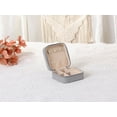 thumbnail image 6 of Unique Bargains Jewelry Boxes Mini Portable PU Leather Jewelry Organizer Storage Display Grey, 6 of 8