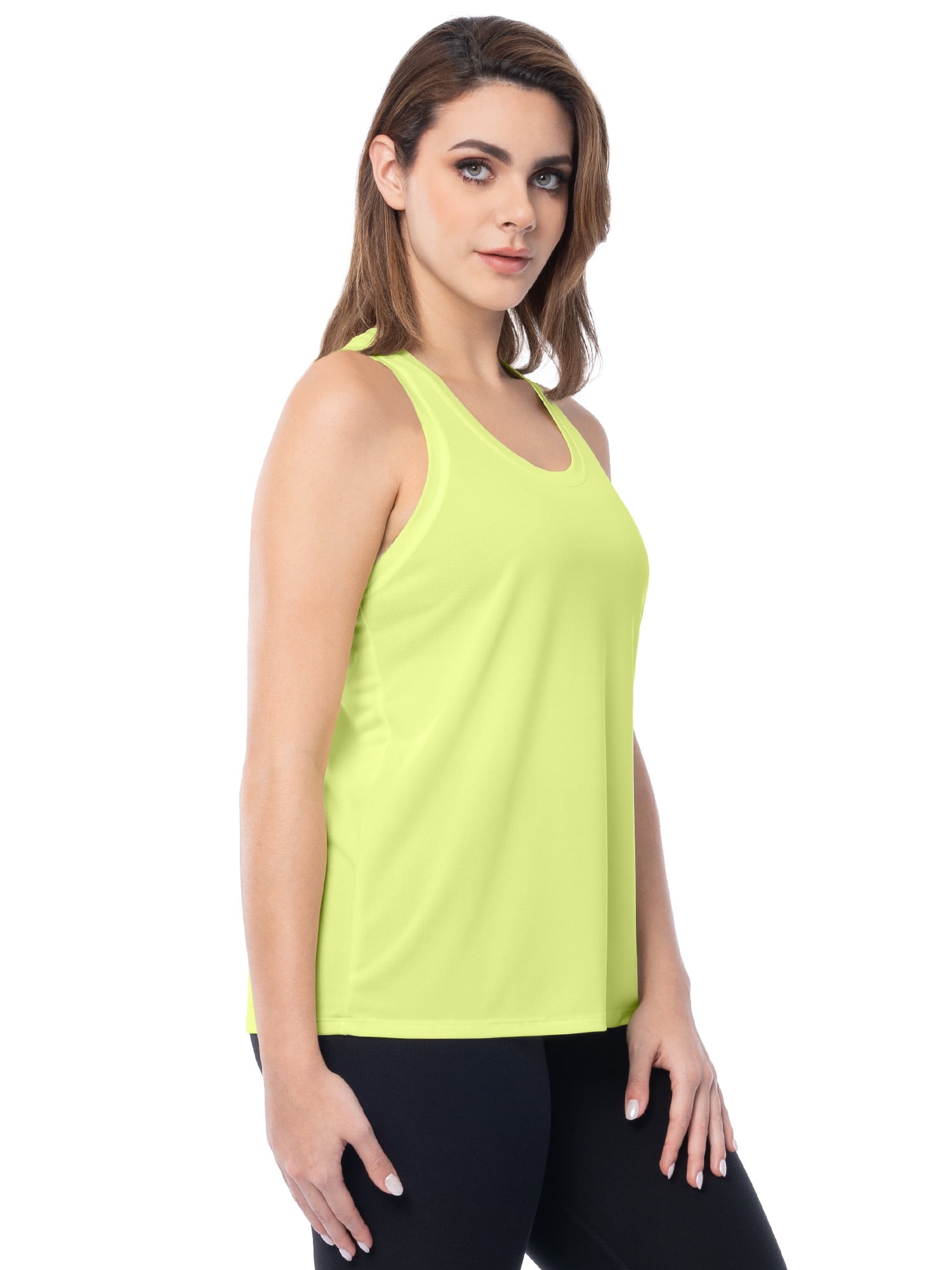 Athletic Works Women's Core Active Texture Knit Racerback Tank Top, Sizes XS-XXXL