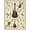 Multicolor, Pattern 4, variant on ODIKA Music Cd Rectangular Piano Keyboard Frame Musical Guitar Notes Stain Resistant Flatwoven for Entryway, Kitchen, Mudroom