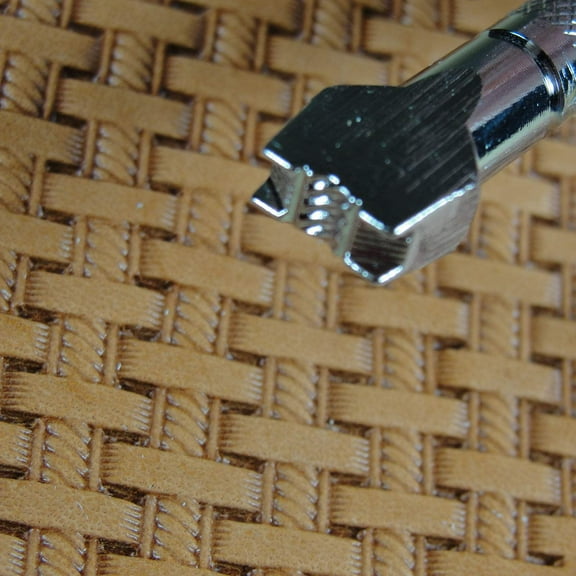 Small Rope Basket Weave Leather Stamp, X500, Stamping Tool