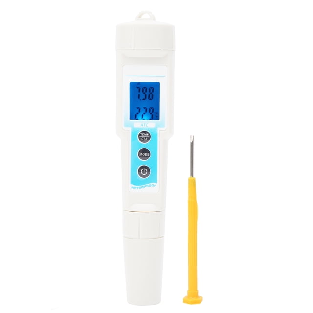 Medidor de calidad del agua 5 en 1 multifuncional de pH/EC/TDS/temperatura/salinidad para acuarios