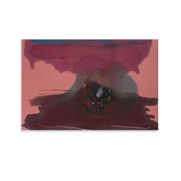 Cuadro abstracto de Helen Frankenthaler (41) Pósteres Impresión artística Foto de pared Pintura Póster Colgante Imagen Decoración de dormitorio familiar Regalo 08x12 pulgadas (20x30 cm)