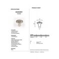 thumbnail image 2 of Alno A235-14-SN Hickory 1-1/4" Cabinet Knob Satin Nickel, 2 of 2