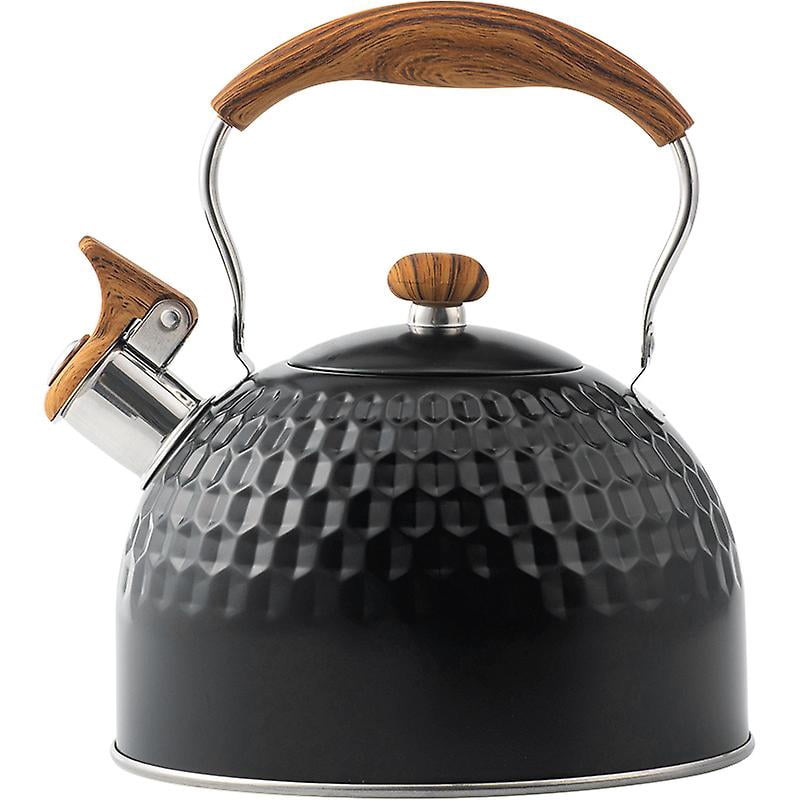 Stove Top Whistling Tea Kettle Practical Stainless Steel Teakettle Teapot Large Capacity Tea Kettle Pot 2.5L