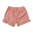 thumbnail image 7 of KHONTS Women's Summer Pajama Boxer Shorts Ruffle Spring Sleepwear Textured Casual Beach Pj Bottoms Pink XXL, 7 of 7