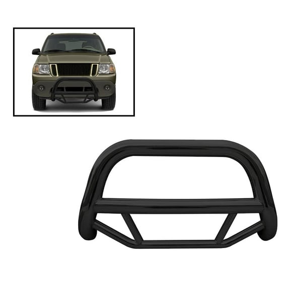Black Horse Max Bull Bar No skid plate Black Compatible with 2002-2005 Ford Explorer|2002-2005 Mercury Mountaineer-MBB-FOB2901