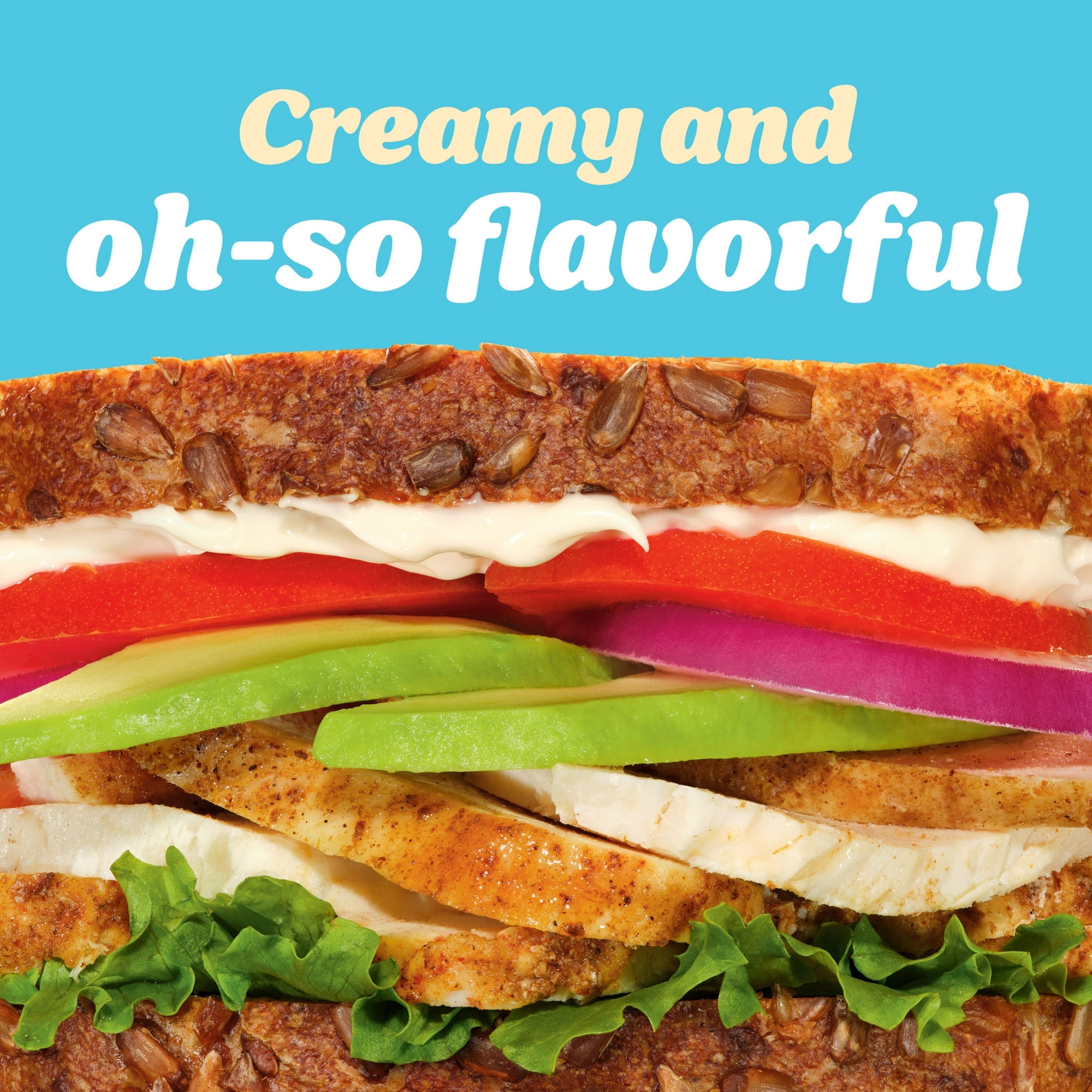 Kraft Light Mayo with 1/2 the Fat & Calories of Regular Mayonnaise 30 fl oz Jar (Pack of 4)