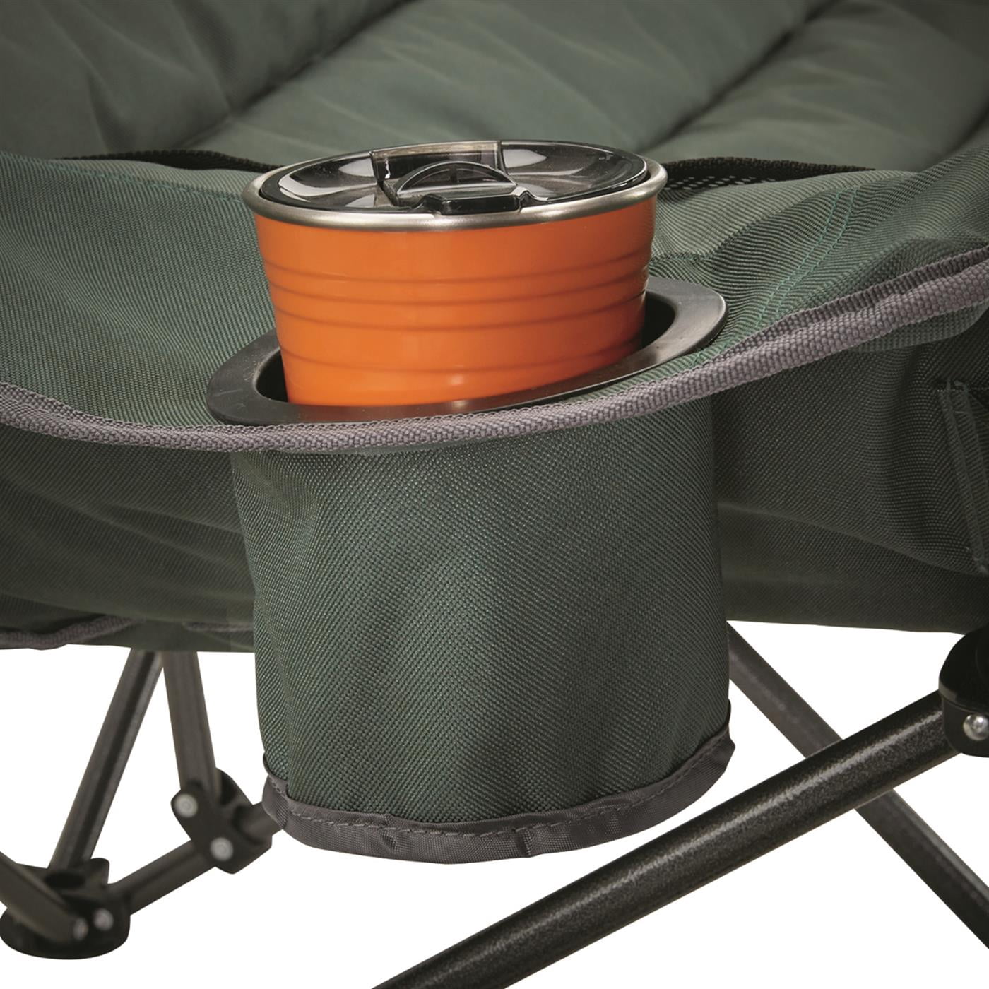 Guide Gear Oversized XL Comfort Padded Camping Sofa, 600-lb. Capacity Green