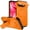 Orange, variant on For Google Pixel 8A Rugged Phone Case,With Invisible Kickstand,Compatible with Mag-Safe,With Camera Lens Cover,Shockproof Anti-Scratch Drop Protection Durable Heavy Duty Phone Case,Pink