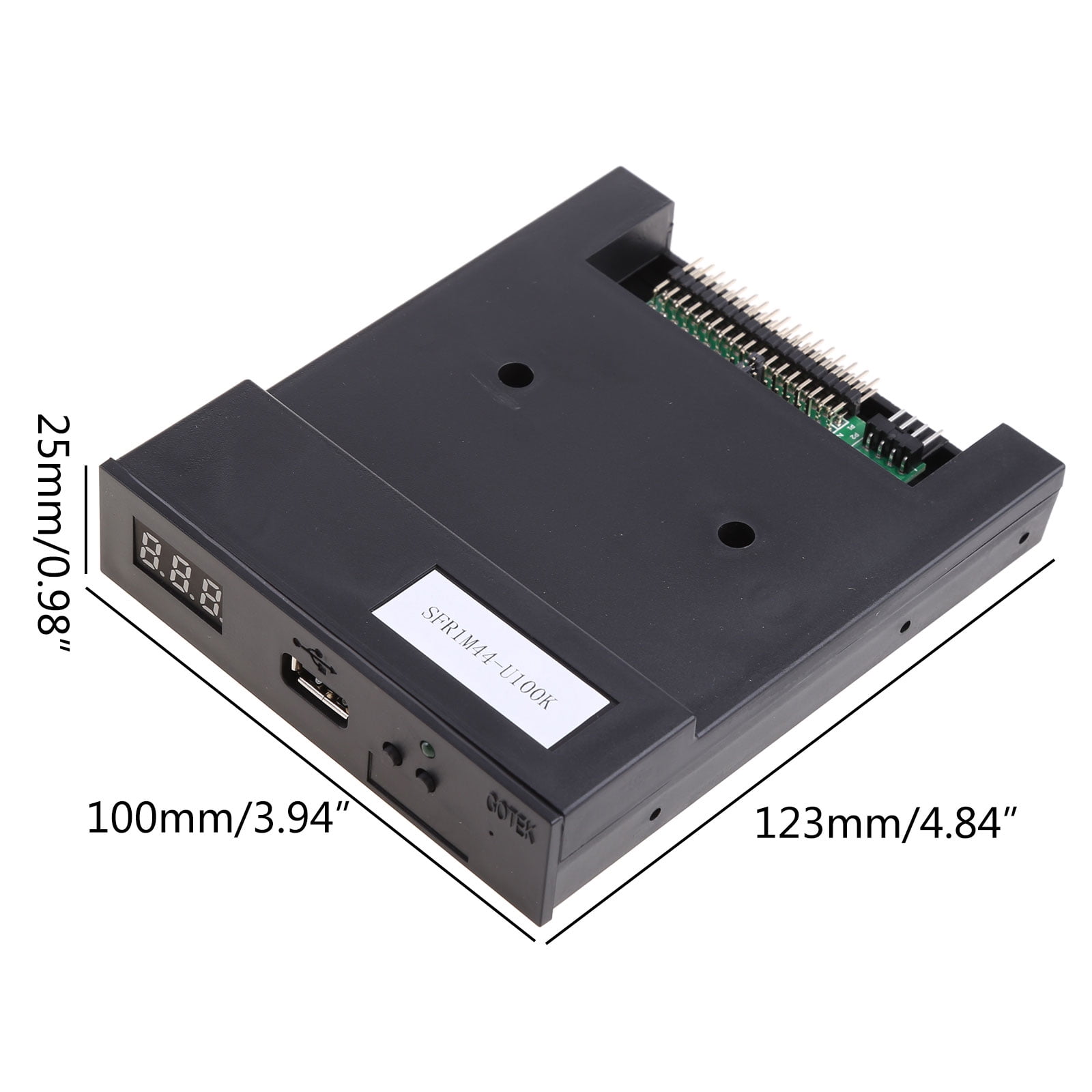 USB Floppy Disk Reader Drive 34pin 3.5in External 1.44 FDD Diskette Drive for Electronic Plug N for Play No for Extra