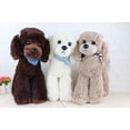 thumbnail image 1 of 30cm Verisimilitude Poodle Teddy Dog Plush Soft Stuffed Toy Birthday Present, 1 of 5