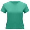 thumbnail image 5 of T Shirts for Women Slim Fit Basic Short Sleeve T Shirt Summer Tops for Women Mint Green XL, 5 of 6