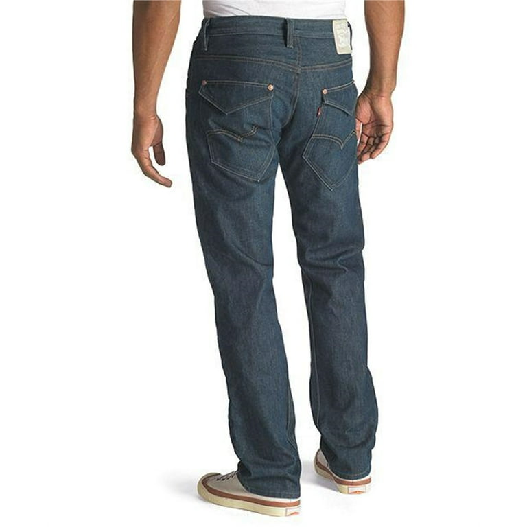 Levis Men s 514 Straight Jeans Deep Blue 31X30 SLIM US Walmart