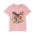 thumbnail image 1 of Birdeem Chemises pour Filles Tout-Petits Enfants Garçons Filles T-Shirt en Coton Mode Mignon Col Rond Imprimé Jour de l'Indépendance Tee Manches Courtes, 1 of 12