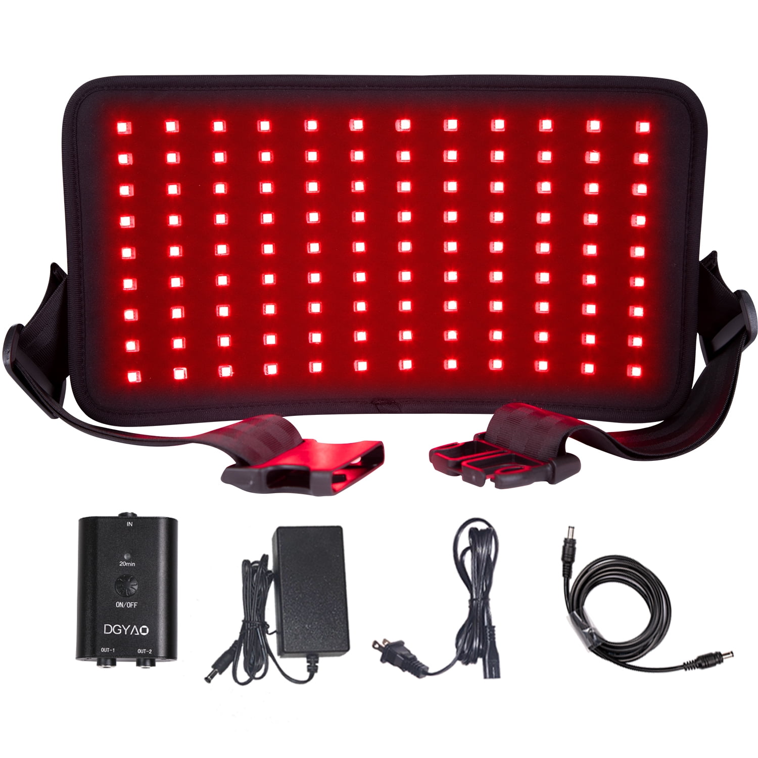 DGYAO New Red near Infrared Light Therapy Device with Pulse Mode Therapy Wrap for Pain Relief Blood Circulation Home Use - Walmart.com